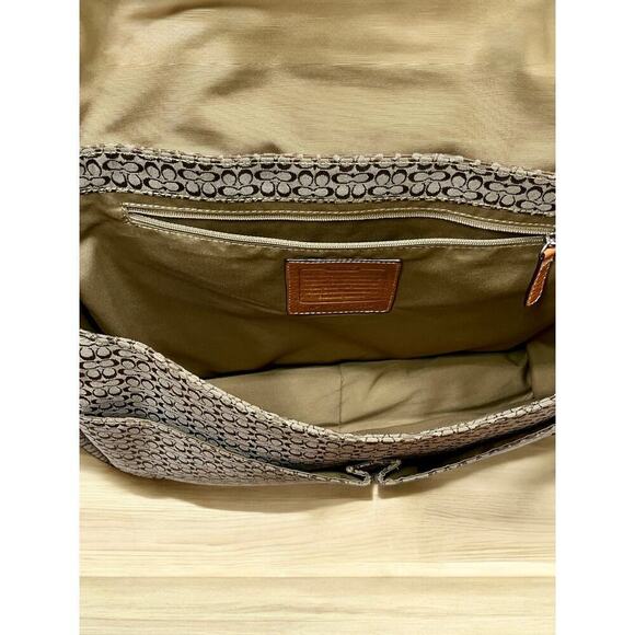 Y2K Coach F77004 Hudson Signature Commuter Messenger Bag - Picture 5 of 13